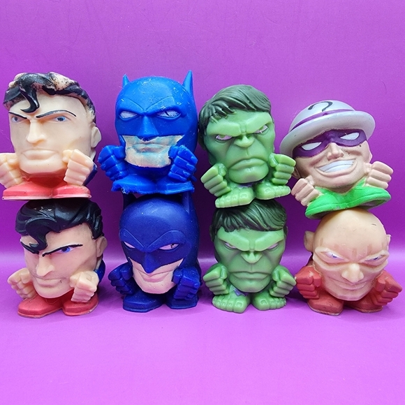 DC Marvel Mash'ems Superman Batman Hulk Mashems Lot - Picture 1 of 3